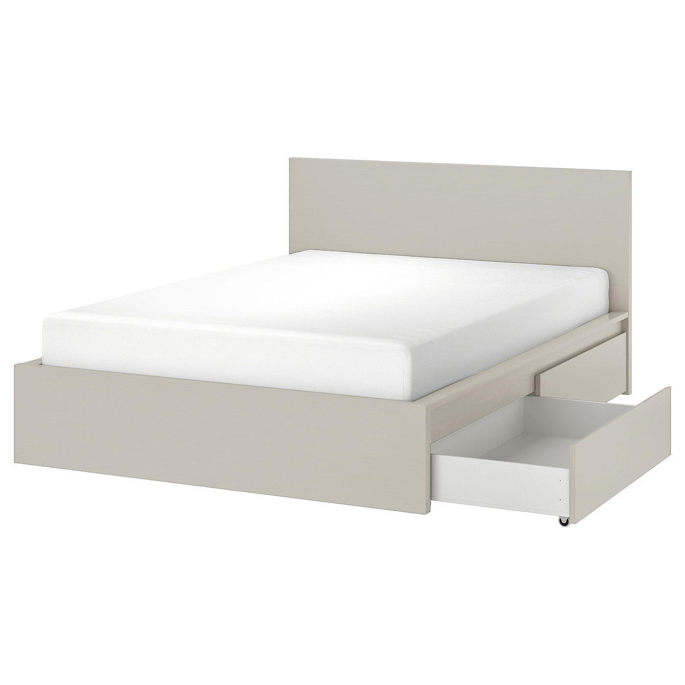 MAILY (Beige) Drawers Storage Bed - Queen Size (160 & 180cm)