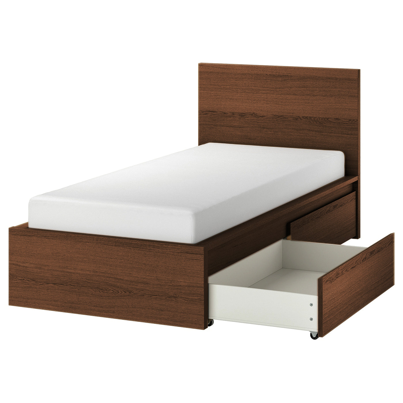 MAILY (Cherry Brown) Drawers Storage Bed - Single Size (90 & 100 & 120cm)