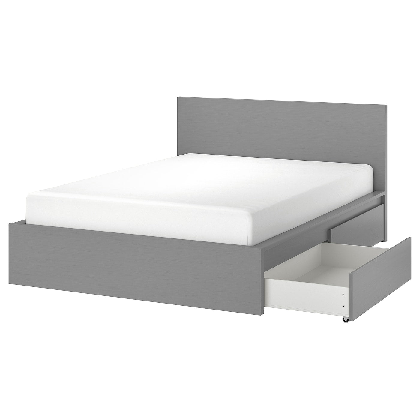 MAILY (Gray) Drawers Storage Bed - Double Size (140 & 150cm)