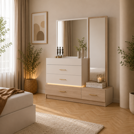 The Linea bedroom collection.