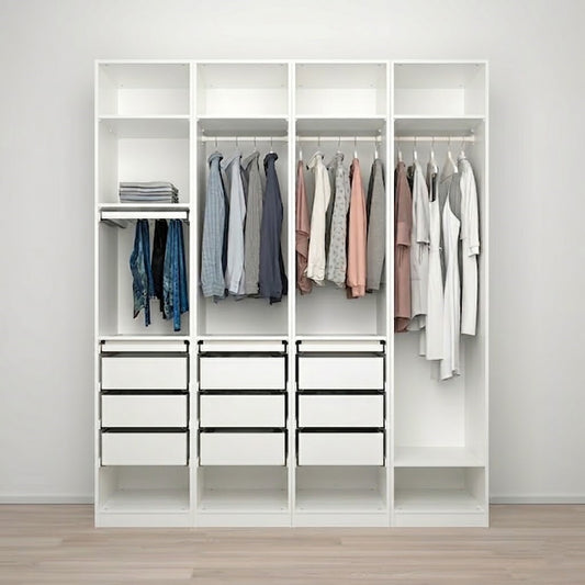 MIX open wardrobe combination, 160x40x240cm
