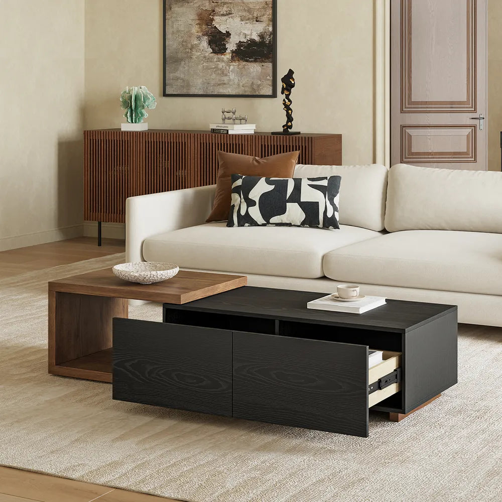 QUINTO Extendable Coffee Table- 100cm x50cm x36cm.
