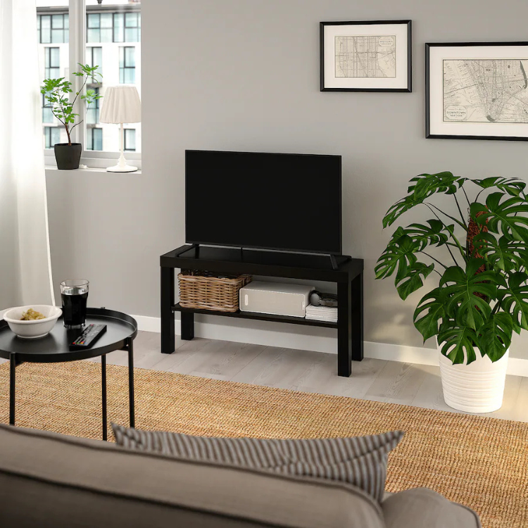 Black Bench TV unit - 90x35x45 cm.