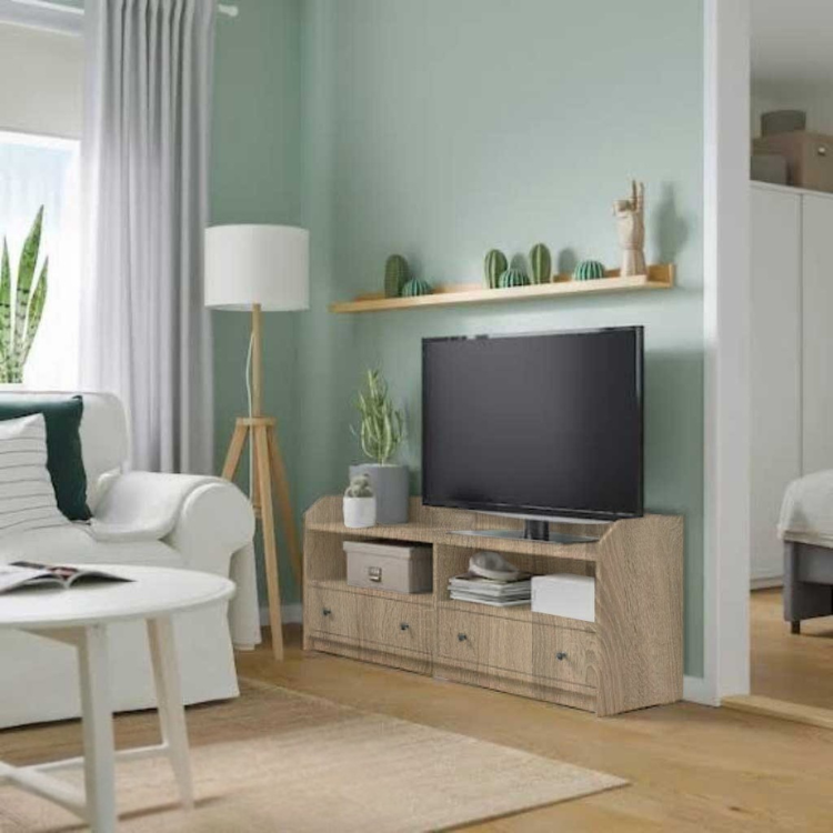 HAUGA Oak TV bench - 138x36x54 cm