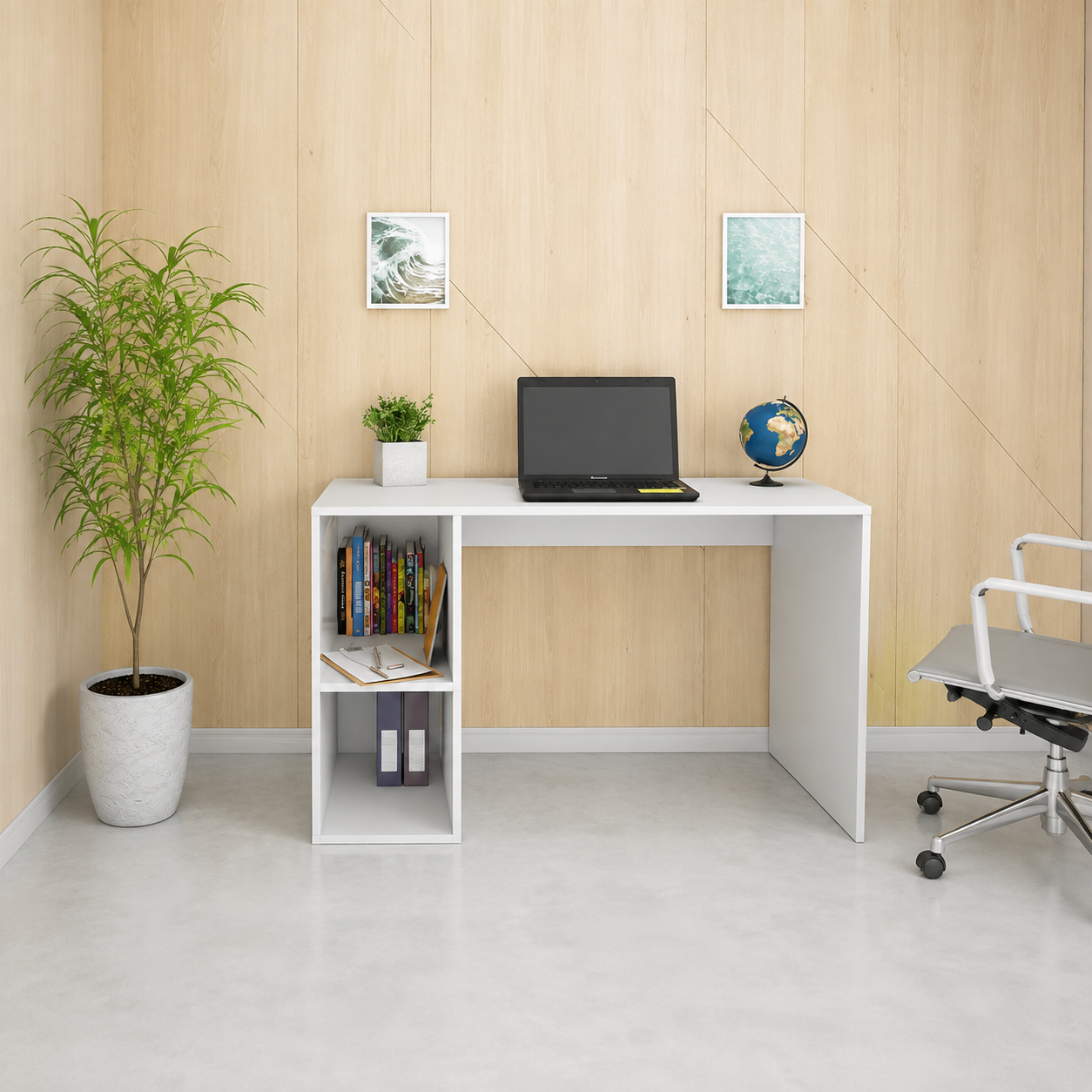 Blanco Minimalist Workstation, 120x50x75 cm