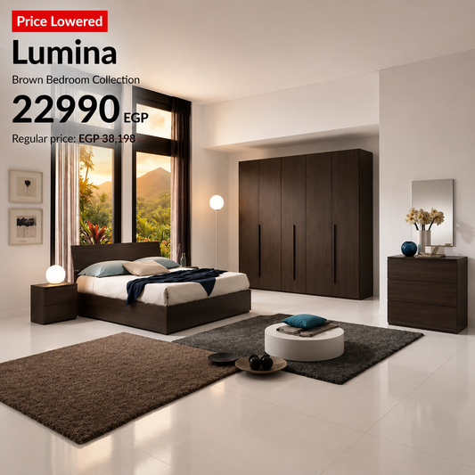 Lumina Modern Bedroom Collection.