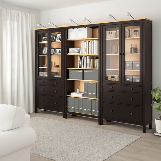 Hymnes Storage combination w doors/drawers, 290x37x197cm