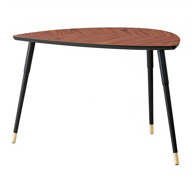 MDF Cherry Brown Coffee Table - 77x39cm.