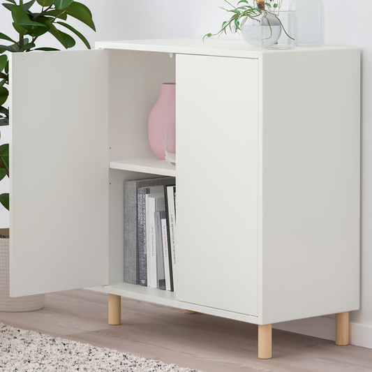 Emmett Cabinet with 2 doors and shelf, 70x35x70cm