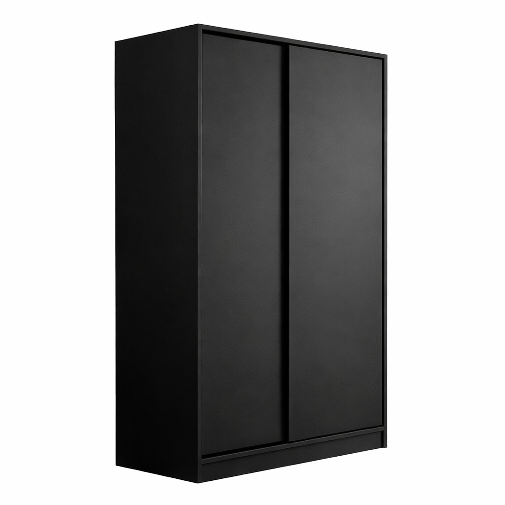Black Wardrobe - 120x40x180cm.