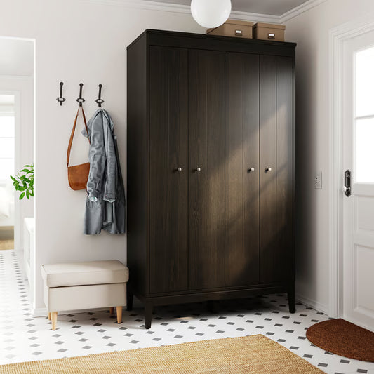 ID9 Brown Wardrobe – 121x59x211cm.