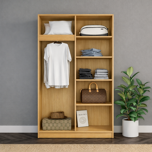 Oak Wardrobe - 120x40x180cm.