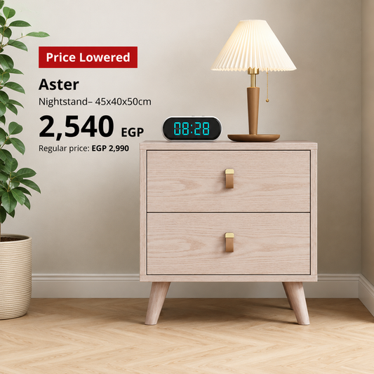 Aster Nightstand– 45x40x50cm