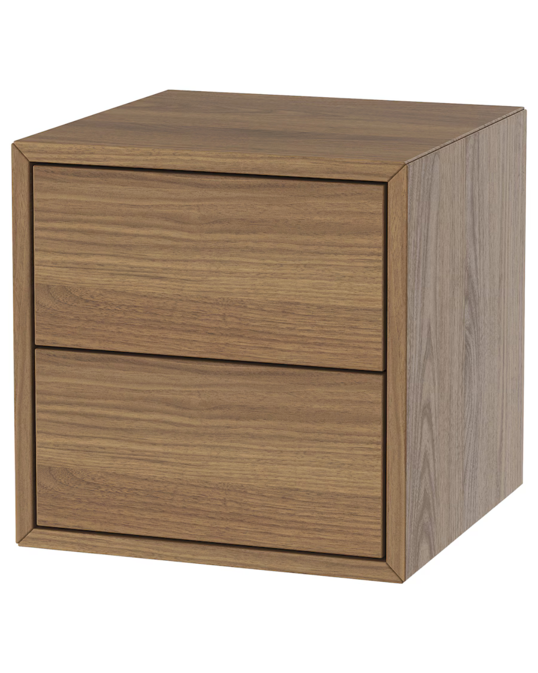 DuoDraw – Cabinet with 2 Drawers – Cherry – 35×35×35 cm
