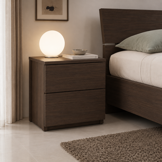 Lumina Modern Nightstand, 50x40x50cm