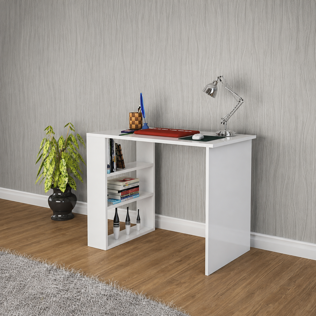 Blanca Modern Study Desk, 100x50x80 cm