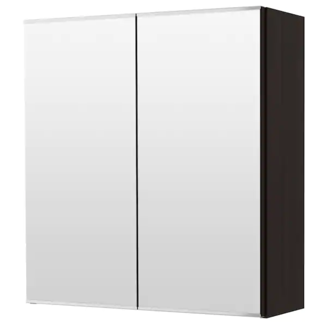 Lili Bathroom Shelve Unit with Mirror – 60×20×60