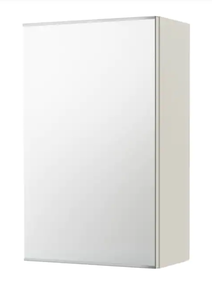 Lili Bathroom Shelve Unit with Mirror – 40×20×60 cm