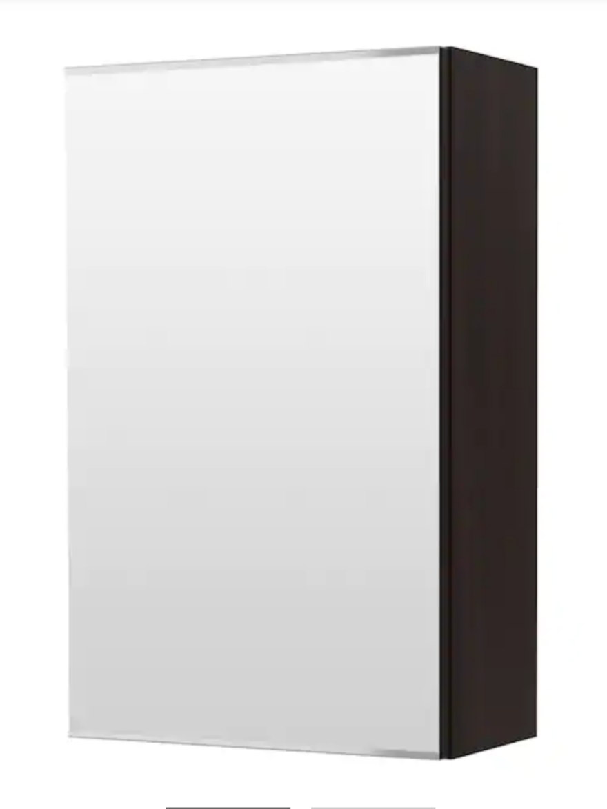 Lili Bathroom Shelve Unit with Mirror – 40×20×60 cm