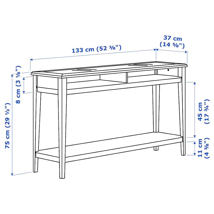 Viatorp console, 133x37x75cm.