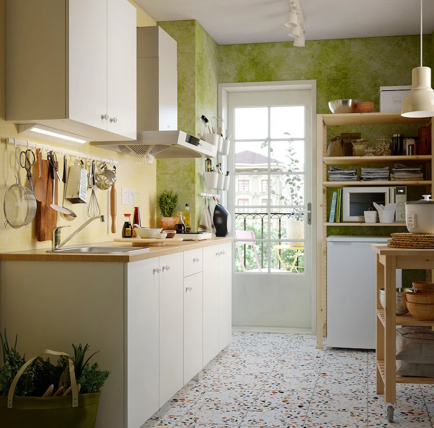 Modular Kitchen Set – 200 cm Base Units + 80 cm Wall Cabinet