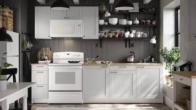 Modular Kitchen Set – 280 cm Base Units + 4 Wall Cabinets