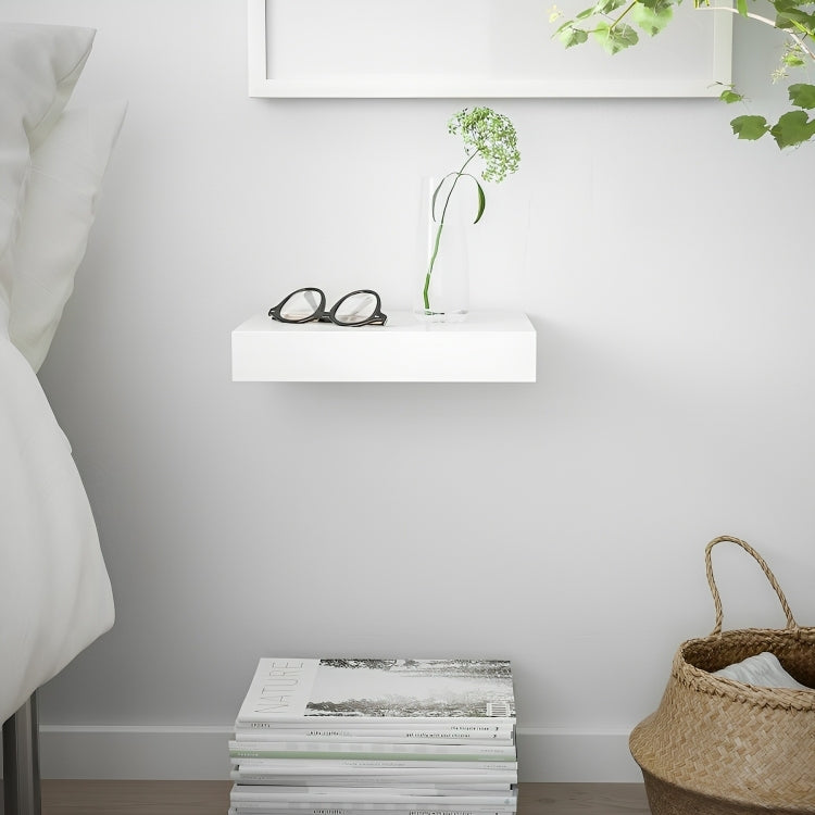 LUCK – White Wall Shelf 30×24×5 cm