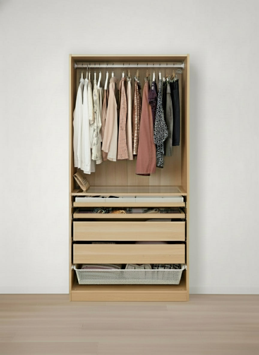 Max Beige Wardrobe – 100x58x200cm.