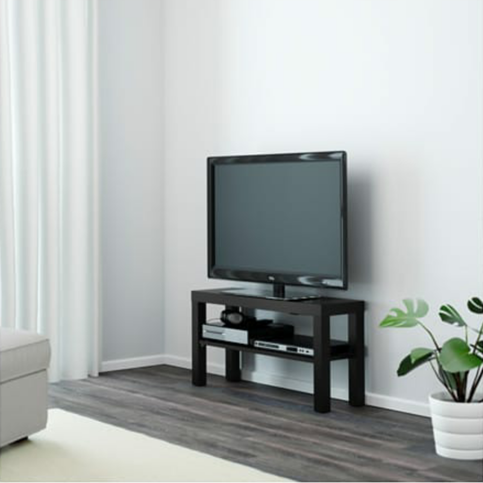 LUCK – Black TV Unit 90×26×45 cm