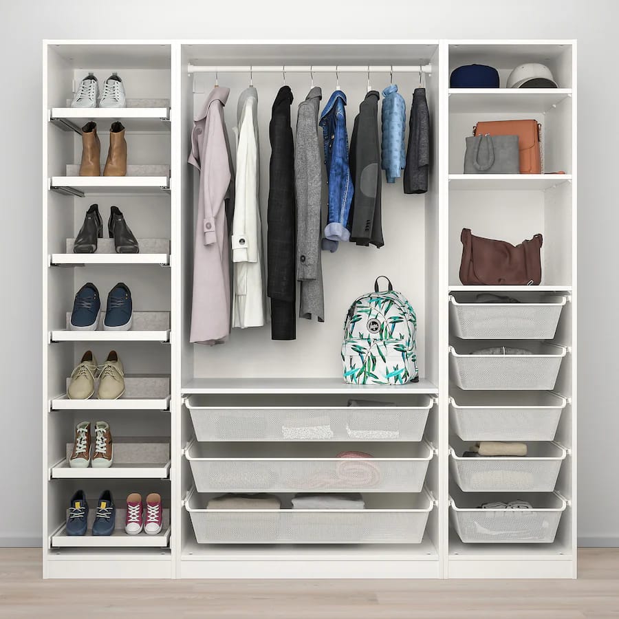 Max White Wardrobe – 200m x 58m x 200cm