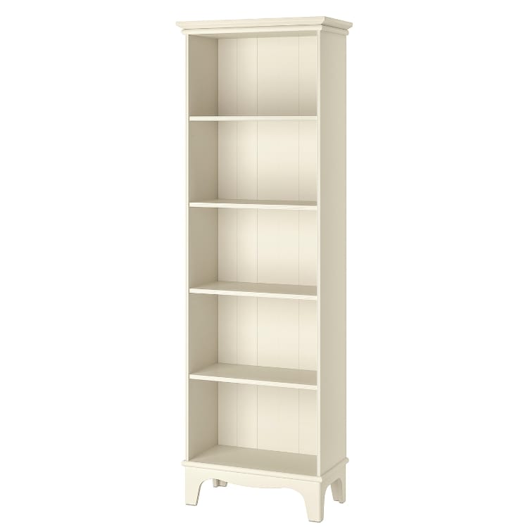 LM Bookcase White – 65cm x 28cm x 199cm
