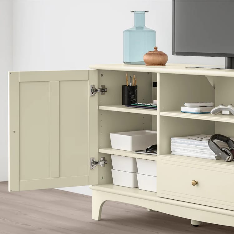 LM TV Unit White – 159cm x 38cm x 81cm