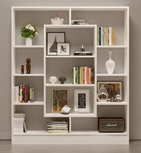 Symmetry Multi-Compartment Bookcase, 120x30x150 cm