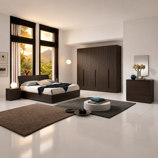 Lumina Modern Bedroom Collection.