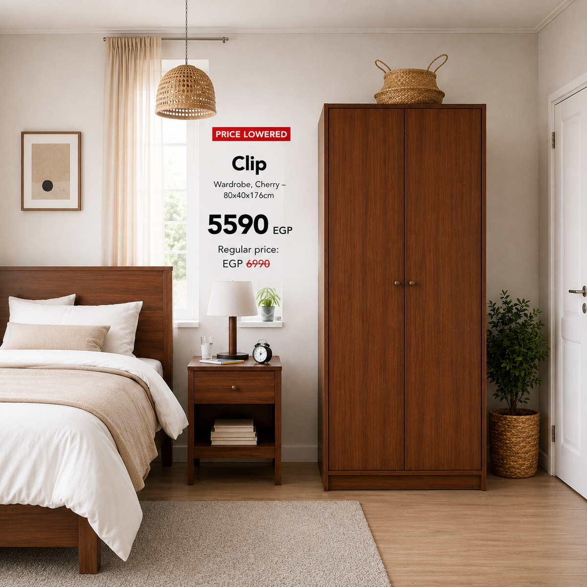 Clip Wardrobe – 80x40x176cm