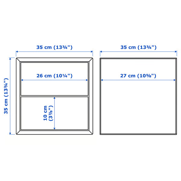 Emmett Wall-mounted storage combination, 105x35x70cm