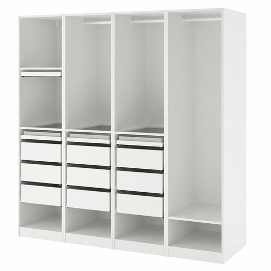 Max open wardrobe combination, 160x40x200cm