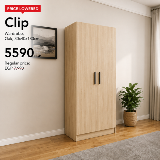 Clip wardrobe, 80x40x180cm