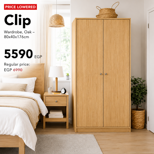 Clip Wardrobe – 80x40x176cm