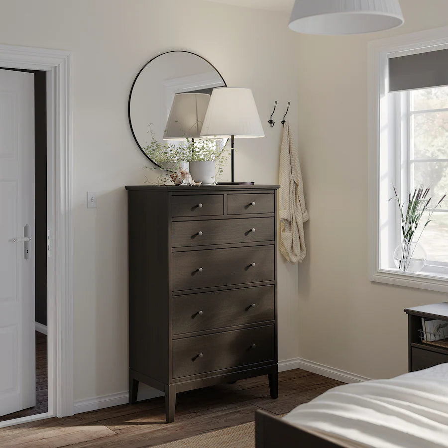 ID6 Brown Drawers 84cm x 50cm x 135cm