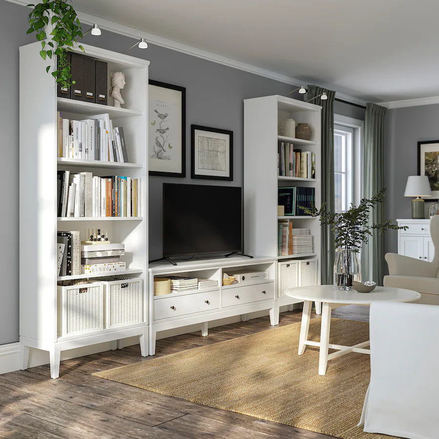 IDtv+ White TV set– 246cm x 40cm x 211cm
