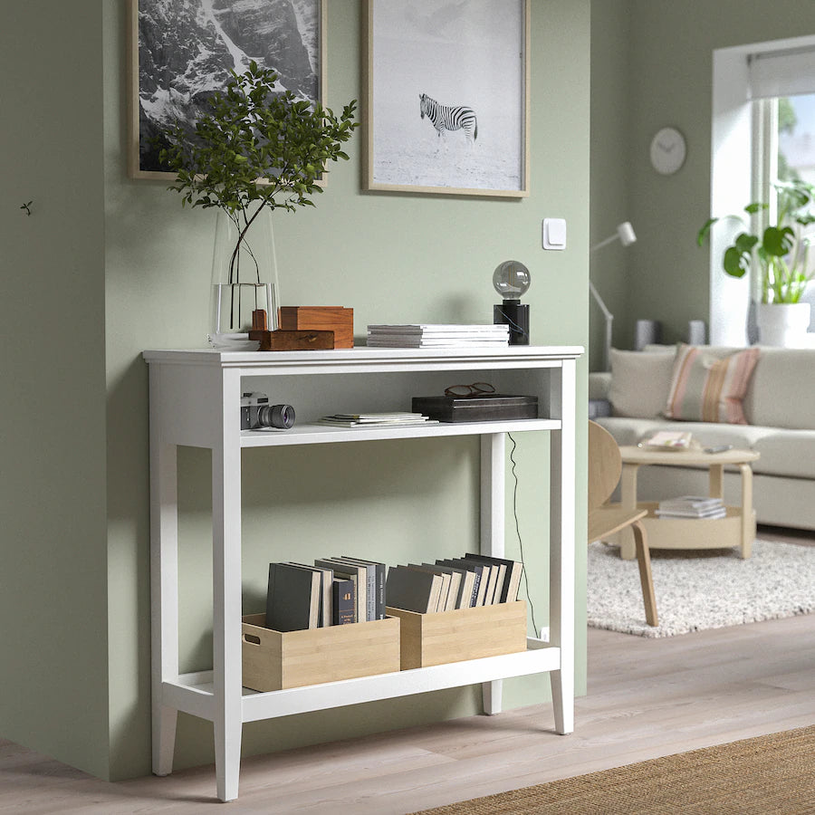 IDcon White Console Table 104cm x 32cm x 95cm