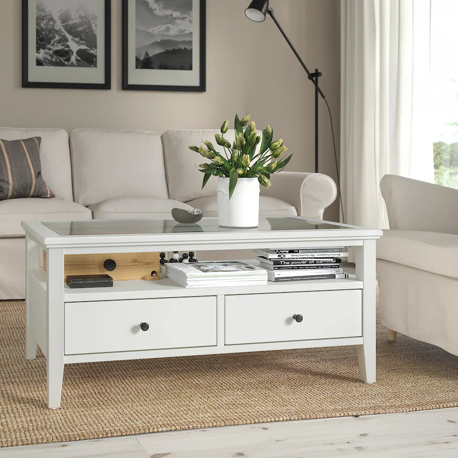 IDct2 White Coffee Table 107cm x 55cm x 49cm