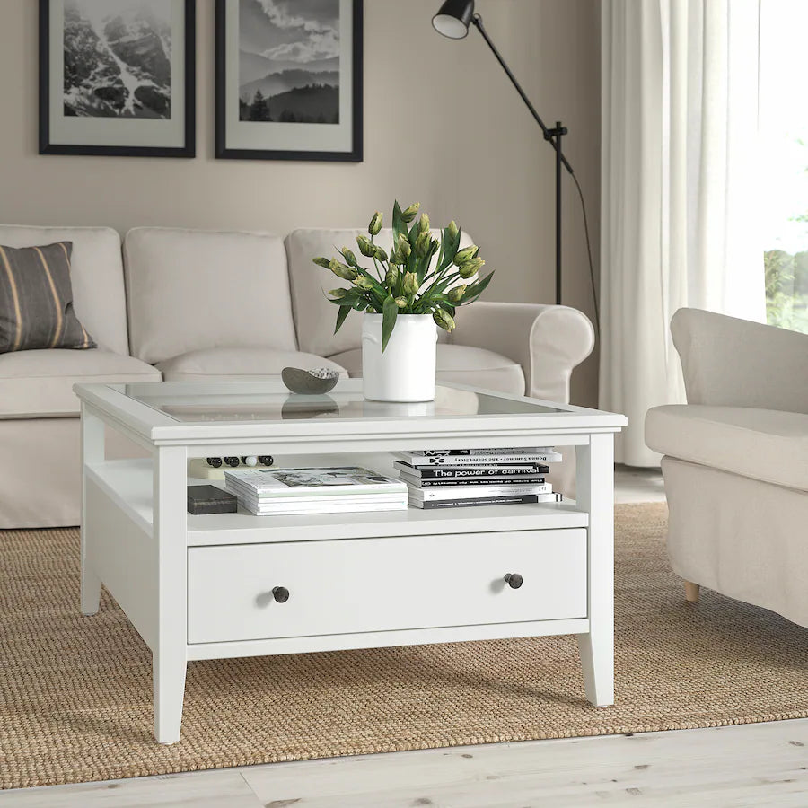 IDct1 White Coffee Table 80cm x 80cm x 49cm