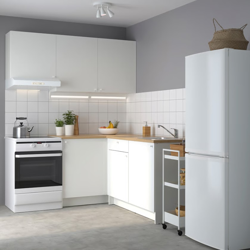 Corner Modular Kitchen – Base & Wall Units 180 x 180 cm