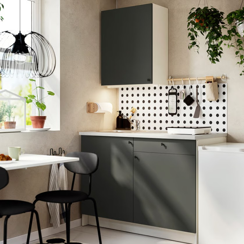 Modular Kitchen – Base Unit 120 cm + Wall Cabinet 60 cm