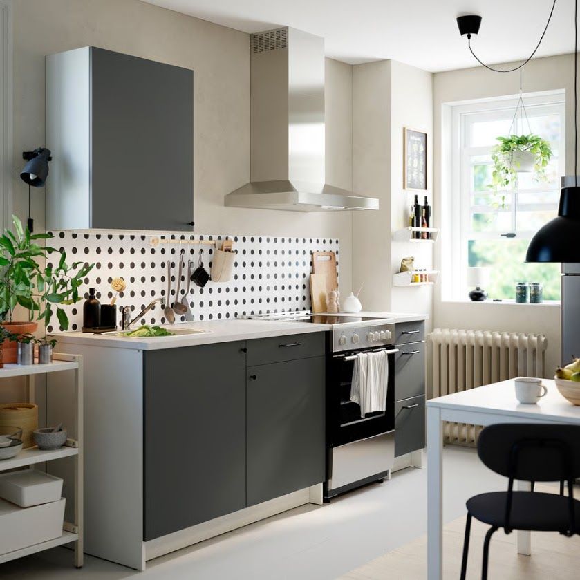 Modular Kitchen Set – 2 Base Units 220 cm + 1 Wall Cabinet 60 cm