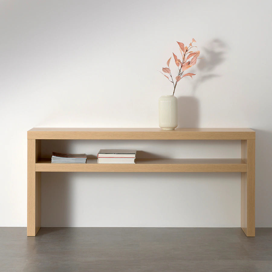LUCK – Beige Console Table 140×39×65 cm