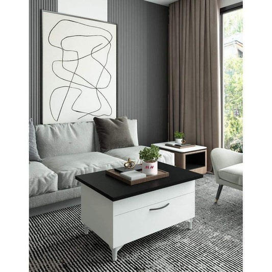 طاولة قهوة Alva العلوية المتحركة، 80x50x45 سم