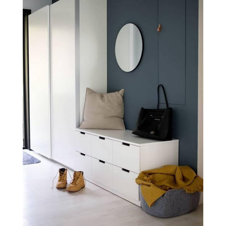 Storva White Unit drawers - 52cm × 45cm × 120cm.